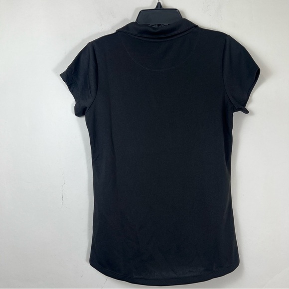 Girls Nautica School Uniform Polo Shirt in Black Size Large 12/14 - Picture 5 of 6